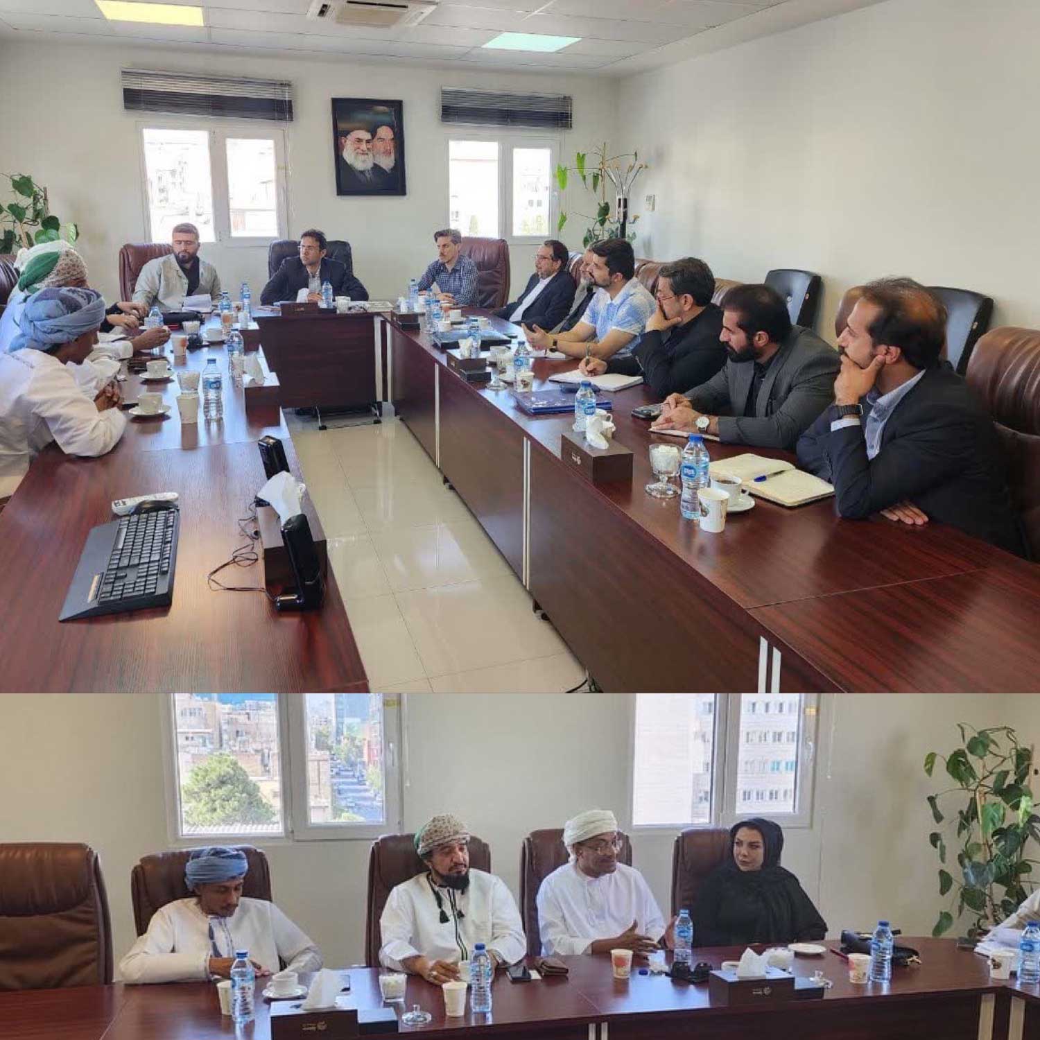 جلسه-با-هیئت-تجاری-عمانی با یادمان